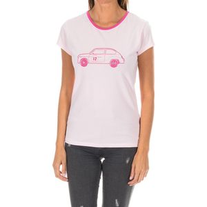 Dames-T-shirt met korte mouwen en ronde hals ADM0028