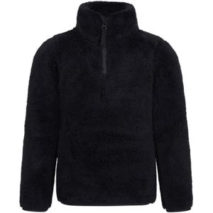 Mountain Warehouse Kinder/Kids Teddy Half Zip Fleece Top (Zwart)