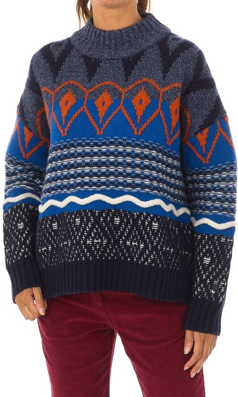 Napapijri - Gebreide Trui - Veelkleurig - 55% Acryl, 32% Polyamide, 11% Wol, 2% Elastaan