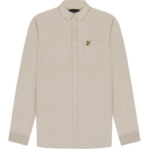 Lyle & Scott Heren Lichtgewicht Normaal Overhemd (Crème)