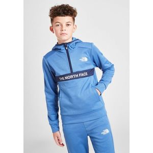 The North Face Amphere Hoodie Met 1/4 Rits Junior In FDR Blauw - Maat L
