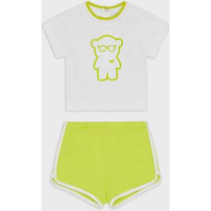 Emporio Armani - T-shirt en Korte Broek - Wit - Voor Jongens
