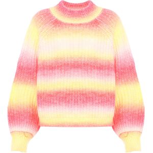 Mymo Jumper Dames ROZE GEEL VEELKLEURIG