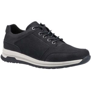 Hush Puppies Heren Joseph Nubuck Sportschoenen (Zwart/Wit)