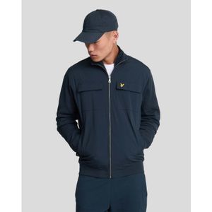 Lyle And Scott - Hybride Rits Track Jacket - Blauw