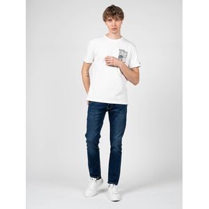 Pepe Jeans - Shye - T-shirt - Wit - Normale Pasvorm