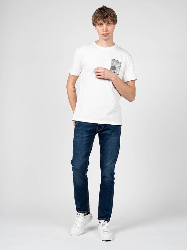 Pepe Jeans - Shye - T-shirt - Wit - Normale Pasvorm
