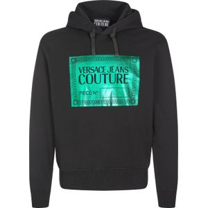 Versace Jeans Couture - Hoodie - Zwart - Katoen