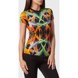 Plein Sport - T-Shirt Ronde Hals - Veelkleurig - Dames - Katoen