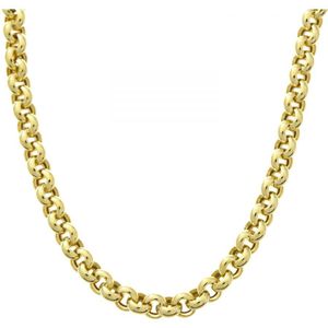 9ct geelgouden dikke Belcher-ketting van 46 cm lang en 0,5 cm breed