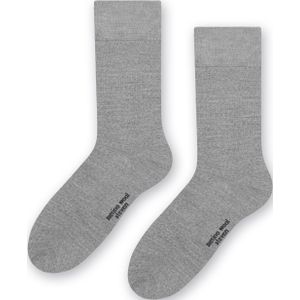 Steven - Heren 1 Paar Originele Merino Wol Sokken voor de Winter - Lichtgrijs