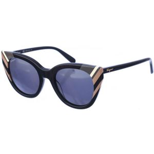 SF867S Kat-oog zonnebril voor dames in acetaat