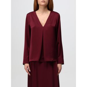 V-hals Lange Mouw Satijnen Blouse