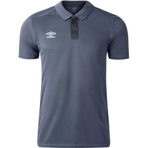 Umbro Heren Premier Polycotton Poloshirt (Grijs)