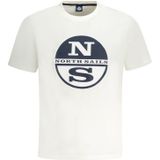 North Sails - Short Sleeve T-Shirt - Wit - Katoen