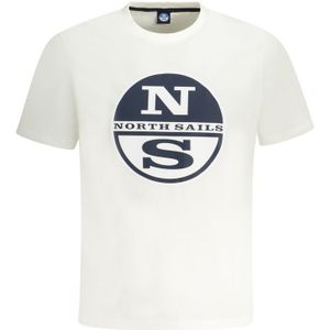 North Sails - Short Sleeve T-Shirt - Wit - Katoen