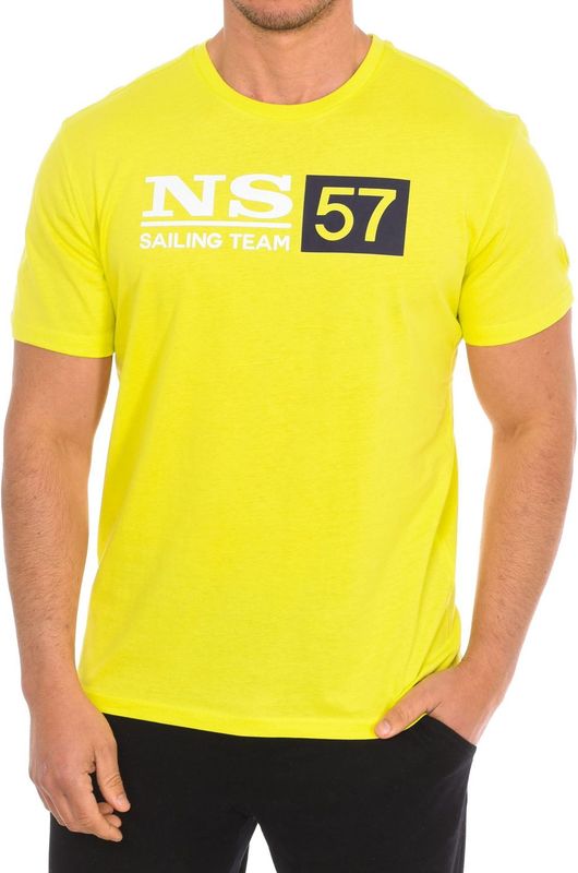 North Sails - T-shirt - Korte Mouwen - Zwart - 100% Katoen