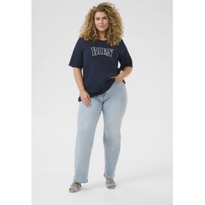 T-shirt Loose fit Midnight M. W Chalk embroidery marine