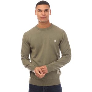 Timberland Heren Williams River Kennebec Katoenen Sweatshirt (Kaki Groen)