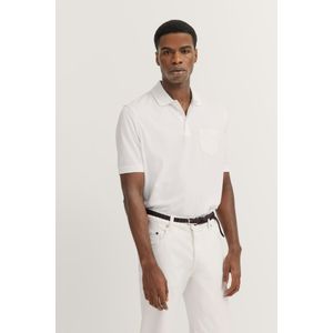 Bugatti - Poloshirt - Wit - Met Borstzak