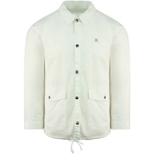 Vans - Off The Wall - Heren Jas - Wit - Lange Mouw Collared