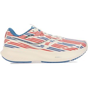 Women's Saucony Ride 15 Running Shoes in Blue-White