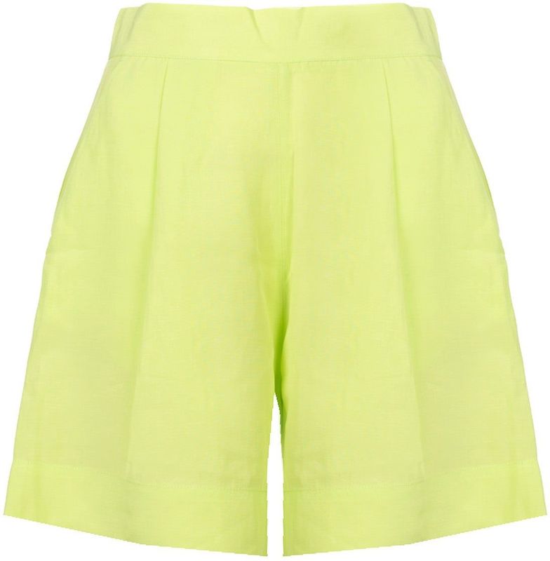 Liu Jo - High-Waisted Loose Fit Shorts - Groen - Korte Broeken