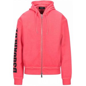 Dsquared2 Nieuwe Dan Fit Arm Logo Rode Hoodie - Maat XL