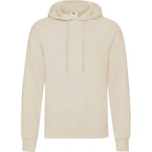 Fruit Of The Loom Unisex Volwassenen Klassiek Sweatshirt met capuchon (Natuurlijk)