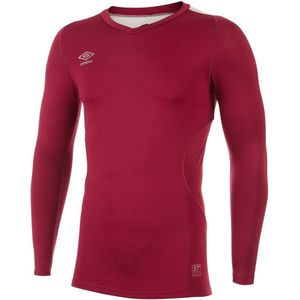 Umbro Heren Elite V Neck Base Layer Top (Nieuw Claret)