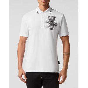 Philipp Plein, Heren, Tops, Wit, Maat: 2XL Katoen,