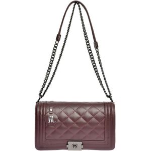 Anna Luchini Violet Rundleer Tas