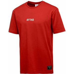 Puma - x Moscow - Korte Mouw Crew Neck - Rood - Heren T-shirt