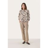 Part Two - NickelinePW - Blouse - Beige - Dierenprint