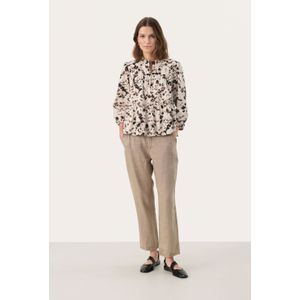 Part Two - NickelinePW - Blouse - Beige - Dierenprint