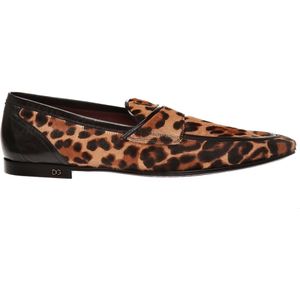 Dolce & Gabbana - Loafers - Bruin - Leer