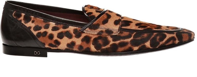 Dolce & Gabbana - Loafers - Bruin - Leer