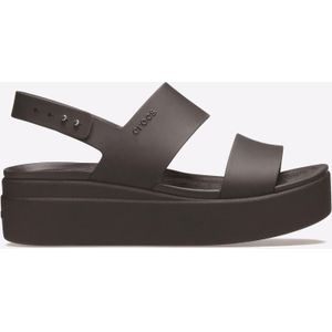 Crocs Brooklyn lage sleehak sandalen