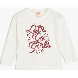 Koton T-SHIRT LANGE MOUW Ronde kraag Lange mouw T-shirt