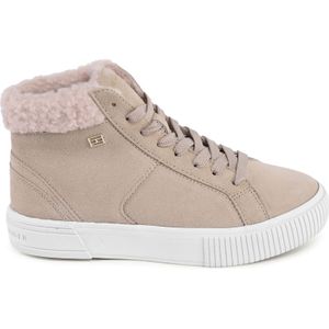 Tommy Hilfiger - Vulc Suede Sneaker Hi - Gevulkaniseerd - Beige - Merino