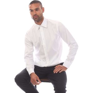 Boss Heren L-Josh Kent Kraag Overhemd (Wit)