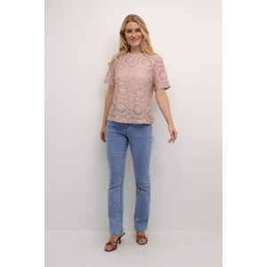 Blouse met korte mouwen Regular fit Burnished Lilac lilac
