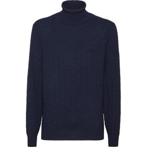 Philipp Plein - Turtle Neck Monogram - Coltrui - Wit - Merinowol en Moerbeizijde