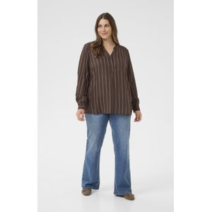 Blouse met lange mouwen KCsida Blouse met lange mouwen Regular fit dark brown