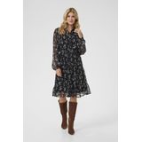 Cream Jurk 'Yuna'  zwart