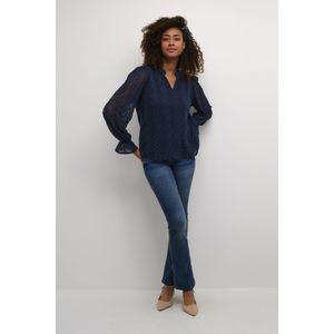 Cream - Blouse 'Danika' - Navy - Blouseshirt
