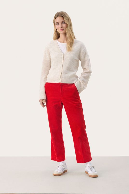 Casual broek Classic fit Mars Red
