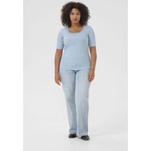 T-shirt Tight fit Soft Chambray light blue