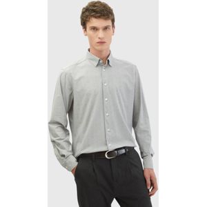 Chemise décontractée tricotée imprimée, coupe décontractée
