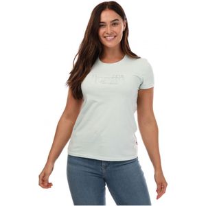 Levi's The Perfect T-shirt - Lichtblauw - Dames - Maat 38